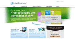 Desktop Screenshot of instantconference.com